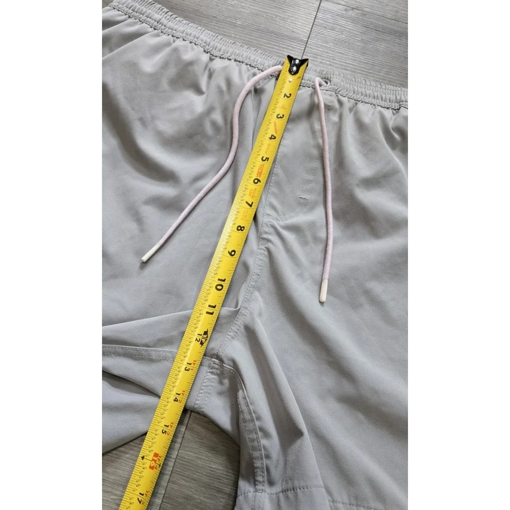 Huk Performance Fishing Men's XXL Gray Swim Trunks Lined Drawstring Shorts